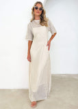 Vivvy Crochet Maxi Dress