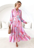 Cecile Maxi Dress - Bubblegum Splash