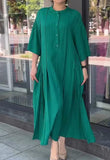 Green Elegant Summer Dress
