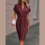 Must-have solid color dress for summer