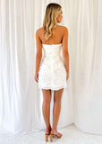 Alejandra Strapless Dress - White