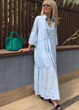 Elegant cotton summer dress