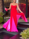 Pink Sling Slim Dress