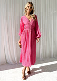 Mailia Maxi Dress - Hot Pink