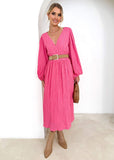 Mailia Maxi Dress - Hot Pink