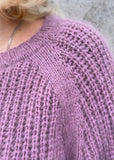 purple warm sweater