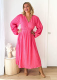 Mailia Maxi Dress - Hot Pink