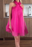 Chiffon Pink Cute Dress