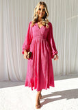 Mailia Maxi Dress - Hot Pink