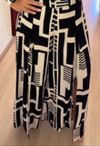 Printed Dress Black & White