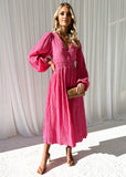 Mailia Maxi Dress - Hot Pink