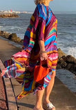 Colorful Loose Striped Dress