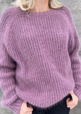 purple warm sweater