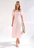 Tallah Midi Dress - Pink