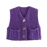 Early Autumn Knitted Vest