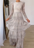Elegant Lace Floral Dress
