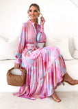 Cecile Maxi Dress - Bubblegum Splash