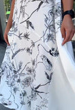 Summer White Elegant Flower Dress