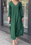 Green Silk Dress