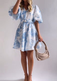 Florentio Dress - Light blue