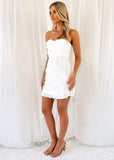 Alejandra Strapless Dress - White