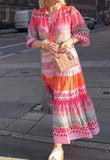 Pink Bohemian Classic Dress