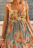 Chic Floral Loose Summer Sling Dress