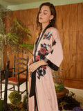 Rose Butterfly Kimono Robe