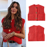 Early Autumn Knitted Vest