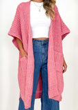 Sharna Sleeveless Cardi - Pink