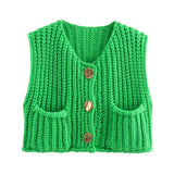 Early Autumn Knitted Vest