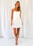 Alejandra Strapless Dress - White