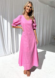 Sereya Midi Dress - Pink
