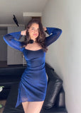 Blue Party Dress