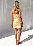 Alejandra Strapless Dress - Orange