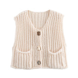 Early Autumn Knitted Vest