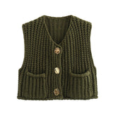 Early Autumn Knitted Vest