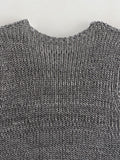 Early Autumn Knitted Vest Gray