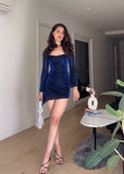 Blue Party Dress