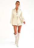 Trisset Playsuit - Cream