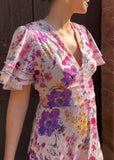 2024 Summer V Neck Floral Dress