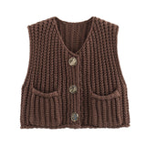 Early Autumn Knitted Vest