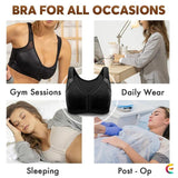 FRONT CLOSURE POSTURE WIRELESS BACK SUPPORT FULL COVERAGE BRA(BUY 1 GET 2 FREE)