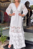 White Chic Lace Dress