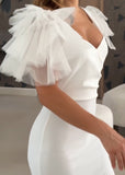 Elegant white party dress