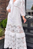 White Chic Lace Dress