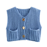 Early Autumn Knitted Vest