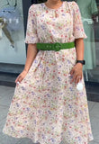 Elegant Chic Tiny Floral Dress