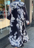 Elegant Printed Chiffon Outerwear