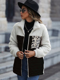 Plush Loose Leopard Double-sided Fleece Jacket